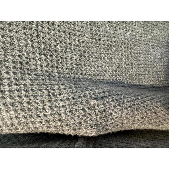 Natural Essentials Cozy Knit Sweater - Soft Gray Waffle Knit- Size S - Picture 5 of 5